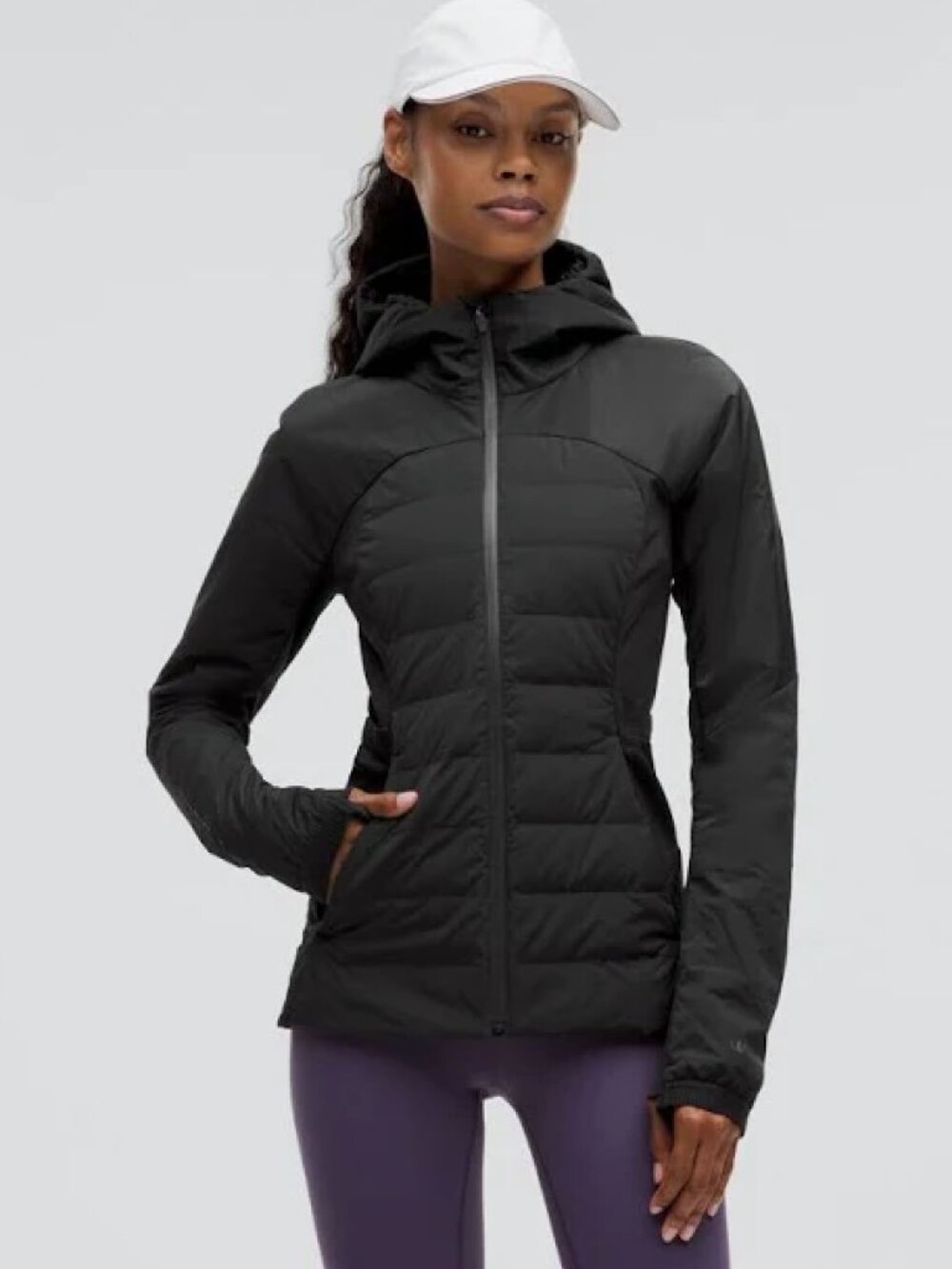 lululemon Womens' Down For It All Black Puffer Puffy Jacket Size 6
